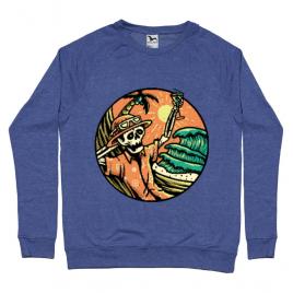 Bluza adler barbat have a nice day albastru melanj