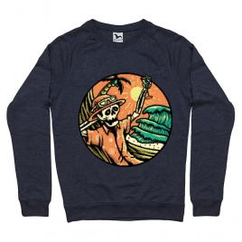 Bluza adler barbat have a nice day denim inchis
