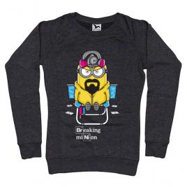 Bluza adler dama breaking minion negru melanj