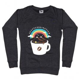 Bluza adler dama coffeemagination negru melanj