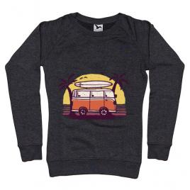 Bluza adler dama sunset van negru melanj