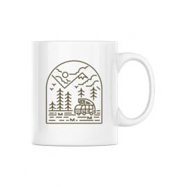 Cana personalizata into the mountain alb