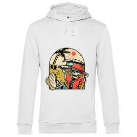Hoodie barbat cu gluga have a break alb