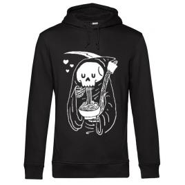 Hoodie barbat cu gluga ramen reaper negru