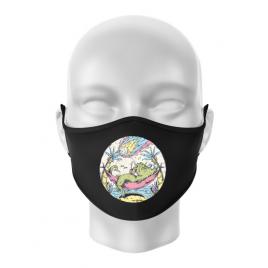 Masca personalizata reutilizabila asteroid day negru