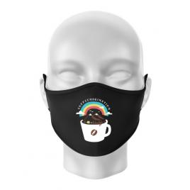 Masca personalizata reutilizabila coffeemagination negru