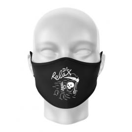 Masca personalizata reutilizabila relax negru