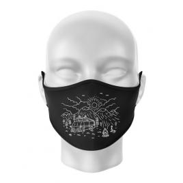Masca personalizata reutilizabila wander negru