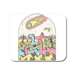Mousepad personalizat asteroid alb