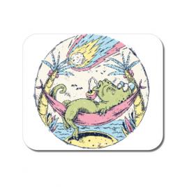 Mousepad personalizat asteroid day alb