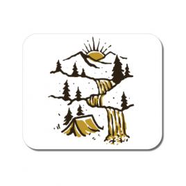 Mousepad personalizat hidden paradise alb