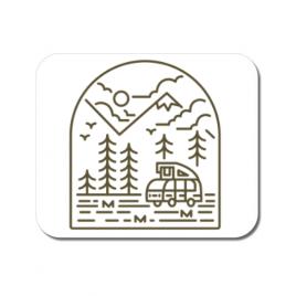 Mousepad personalizat into the mountain alb