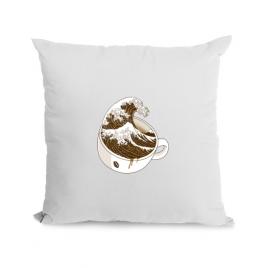 Perna personalizata the great wave off coffee alb