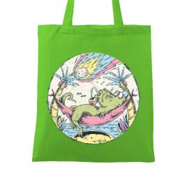 Sacosa din panza asteroid day verde mar