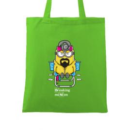 Sacosa din panza breaking minion verde mar