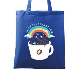 Sacosa din panza coffeemagination albastru regal