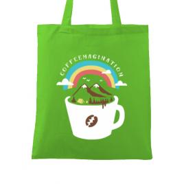 Sacosa din panza coffeemagination verde mar
