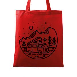 Sacosa din panza go outdoor rosu