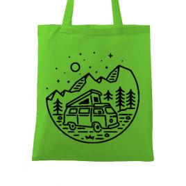 Sacosa din panza go outdoor verde mar