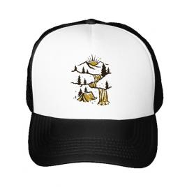 Sapca personalizata hidden paradise alb