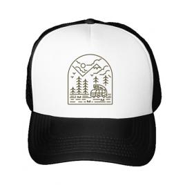Sapca personalizata into the mountain alb