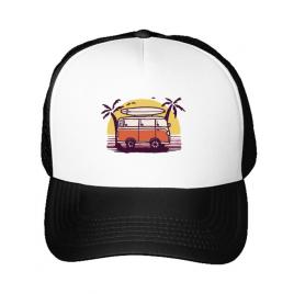 Sapca personalizata sunset van alb