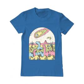 Tricou adler barbat asteroid albastru azuriu