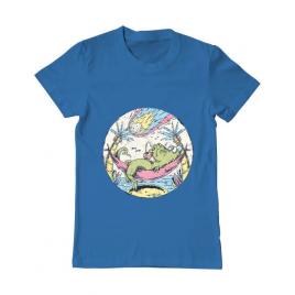 Tricou adler barbat asteroid day albastru azuriu