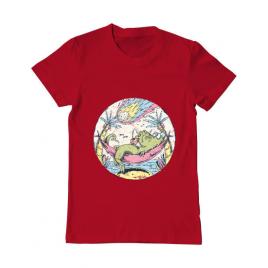 Tricou adler barbat asteroid day rosu