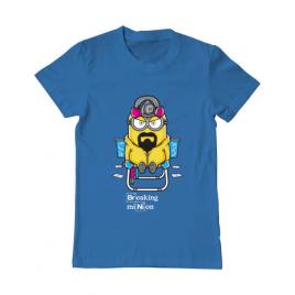 Tricou adler barbat breaking minion albastru azuriu