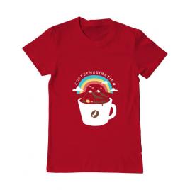 Tricou adler barbat coffeemagination rosu