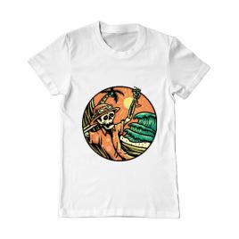 Tricou adler barbat have a nice day alb