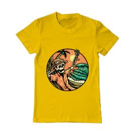 Tricou adler barbat have a nice day galben