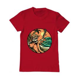 Tricou adler barbat have a nice day rosu