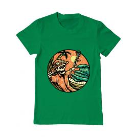 Tricou adler barbat have a nice day verde mediu