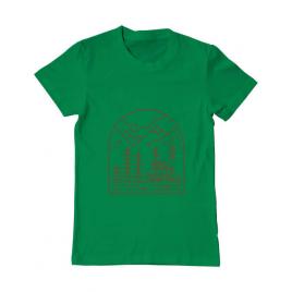Tricou adler barbat into the mountain verde mediu