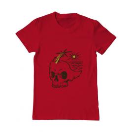 Tricou adler barbat skull island rosu