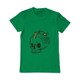 Tricou adler barbat skull island verde mediu