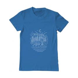 Tricou adler barbat the great outdoors albastru azuriu