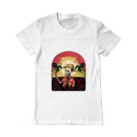 Tricou adler barbat welcome to my paradise alb