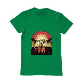 Tricou adler barbat welcome to my paradise verde mediu