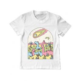 Tricou adler copil asteroid alb