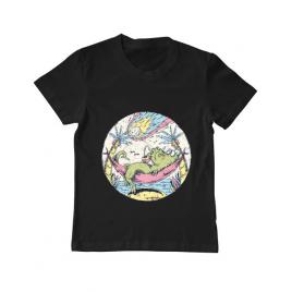 Tricou adler copil asteroid day negru