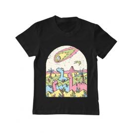 Tricou adler copil asteroid negru