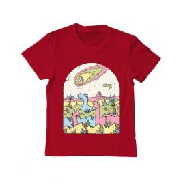 Tricou adler copil asteroid rosu