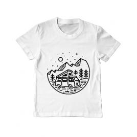 Tricou adler copil go outdoor alb