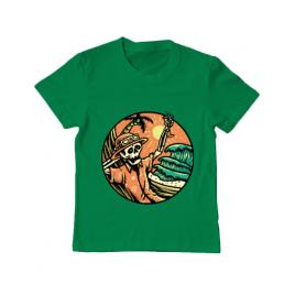 Tricou adler copil have a nice day verde mediu