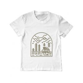 Tricou adler copil into the mountain alb