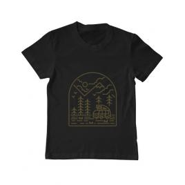 Tricou adler copil into the mountain negru