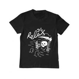 Tricou adler copil relax negru